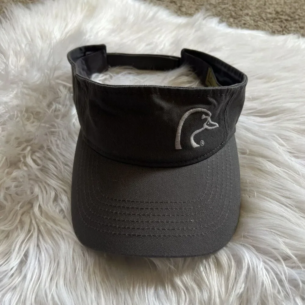 Ducks Unlimited Gray Sun visor One Size